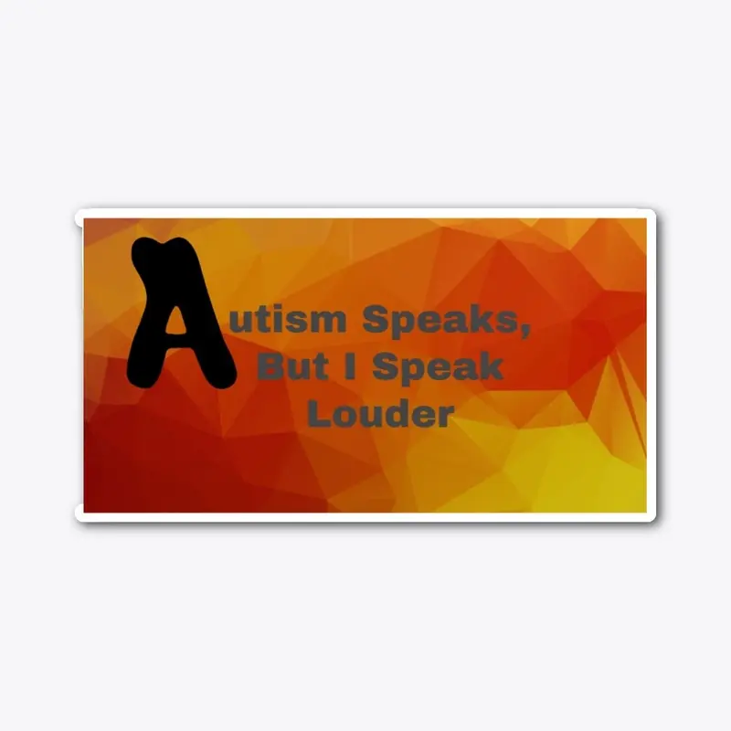 Empowering Autism Voice Sticker